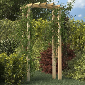 Pergola ogrodowa z kratką 110x60x220cm drewno sosnowe