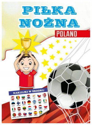 Kolorowanka z naklejkami - Piłka nożna