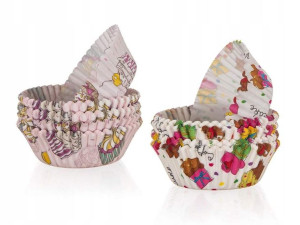 Komplet foremek MUFFINS 8,7cm 100szt