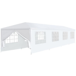 Namiot imprezowy ze ściankami 3x12x2.55m biały