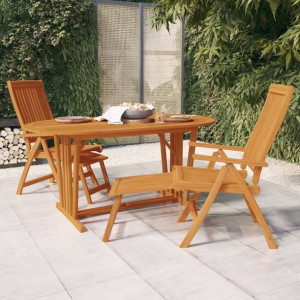 Stół ogrodowy 160x85x75cm lite drewno eukaliptusowe