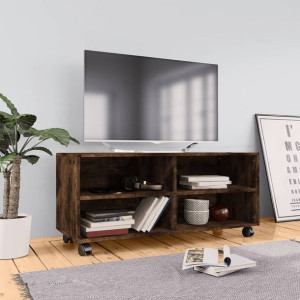 Szafka RTV na kółkach dąb sonoma 90x35x35cm