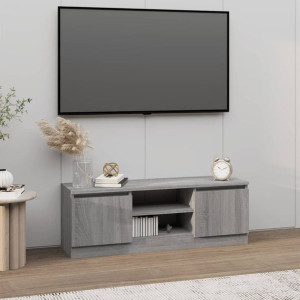 Szafka RTV z drzwiczkami szary dąb sonoma 102x30x36cm