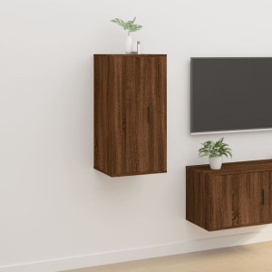 Szafka RTV wisząca brązowy dąb 40x34.5x80cm