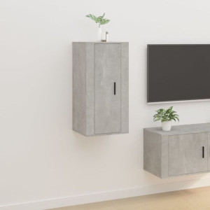 Szafka RTV wisząca szarość betonu 40x34.5x80cm