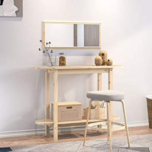 Stolik konsolowy 110x40x80cm lite drewno sosnowe