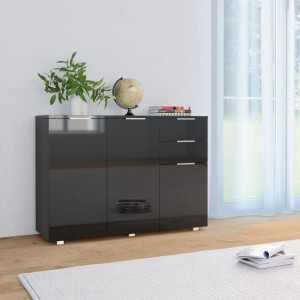 Szafka połysk czarna 107x35x76cm