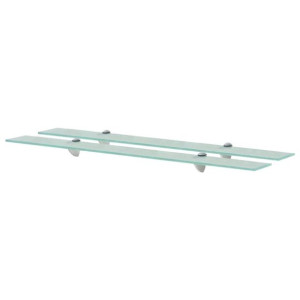 Półki szklane hartowane 2 szt. 90x20cm 8mm
