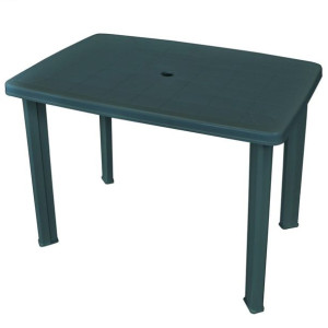Stół ogrodowy zielony 101x68x72cm plastik