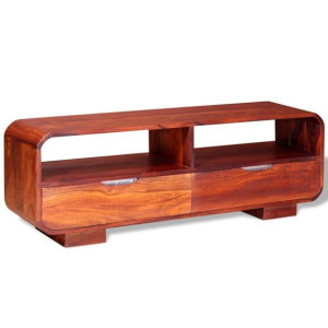 Komoda RTV z drewna sheesham 116x30x40cm