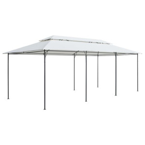 Altana ogrodowa 600x298x270cm biała 180g/m²
