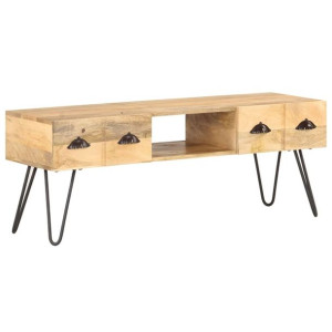 Komoda RTV 120x35x45cm drewno mango