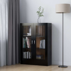 Witryna czarna 82x30x115cm