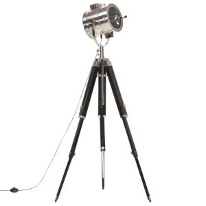Lampa podłogowa na trójnogu drewno mango 165cm
