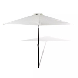 Parasol ogrodowy biały 3m