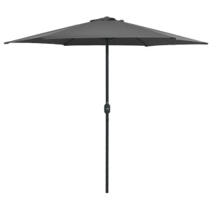 Parasol ogrodowy aluminiowy 270x246cm antracyt