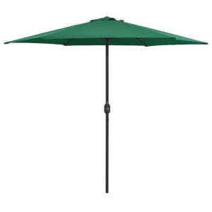 Parasol ogrodowy aluminiowy 270x246cm zielony