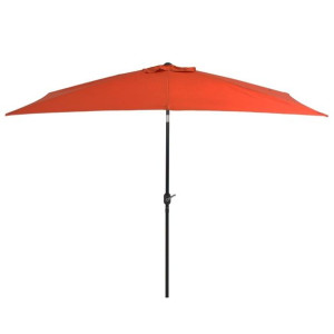 Parasol ogrodowy metalowy 300x200cm terakotowy