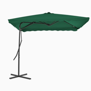 Parasol ogrodowy stalowy 250x250cm zielony