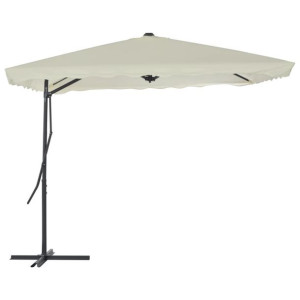 Parasol ogrodowy stalowy 250x250cm piaskowy
