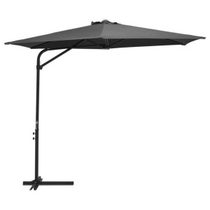 Parasol ogrodowy stalowy 300x250cm antracyt