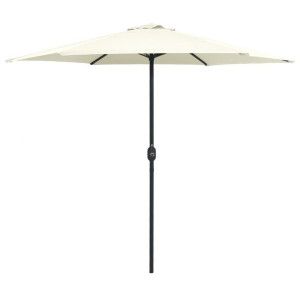 Parasol ogrodowy aluminiowy 270x246cm biały