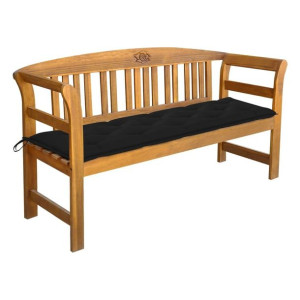 Ławka ogrodowa z poduszką 157cm akacja