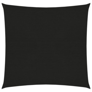 Żagiel przeciwsłoneczny czarny 4.5x4.5m HDPE