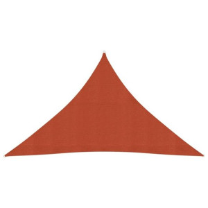 Żagiel przeciwsłoneczny terakota 3.5x3.5x4.9m HDPE