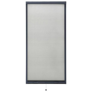 Moskitiera zwijana antracytowa 80x170cm