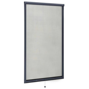 Moskitiera zwijana antracytowa 90x170cm