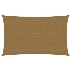 Żagiel przeciwsłoneczny kolor taupe 2x4.5m HDPE