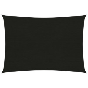 Żagiel przeciwsłoneczny czarny 3x4.5m HDPE