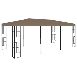 Altana ogrodowa 6x3m kolor taupe
