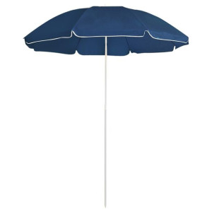 Parasol ogrodowy stalowy niebieski 180cm