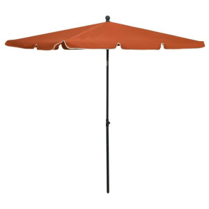 Parasol ogrodowy 210x140cm terakota