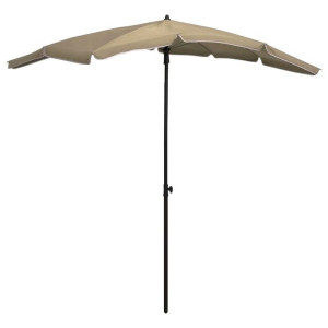 Parasol ogrodowy 200x130cm kolor taupe