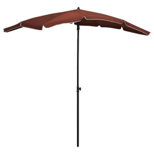 Parasol ogrodowy 200x130cm terakota