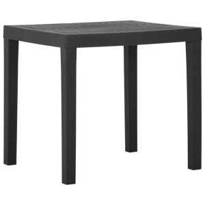 Stolik ogrodowy szary 79x65x72cm plastikowy