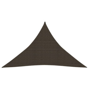 Żagiel przeciwsłoneczny brązowy 3.5x3.5x4.9m HDPE