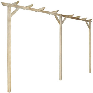 Pergola ogrodowa 400x40x205cm drewno sosnowe