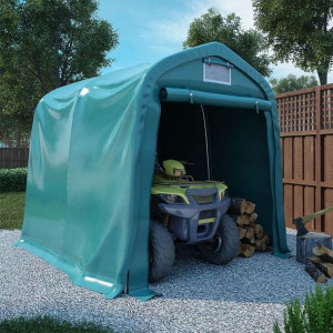 Namiot garażowy z PVC 2.4x2.4m zielony
