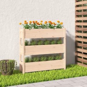 Donica 112x25x104.5cm lite drewno sosnowe