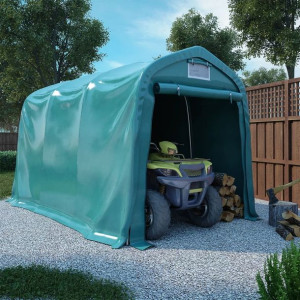 Namiot garażowy z PVC 2.4x3.6m zielony