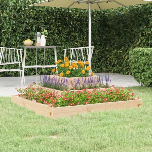 Donica 80x80x27cm lite drewno sosnowe
