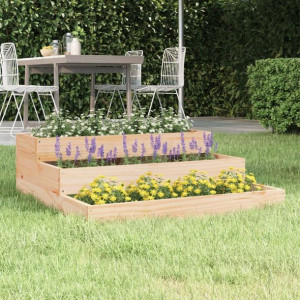Donica 78x78x27cm lite drewno sosnowe