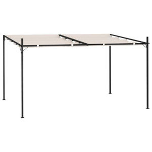 Altana z rozsuwanym dachem 400x300x233cm kremowa