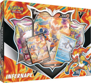 Zestaw V Box Infernape 4x booster 3x karta promo