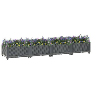 Donica do podniesionej rabaty 160x40x23cm polipropylen
