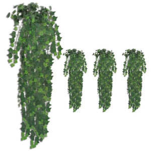 Sztuczny bluszcz 4 szt. zielony 90cm
